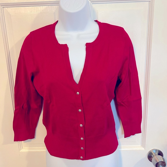 White House Black Market Sweaters - NWT WHBM Snap-Front Cardigan